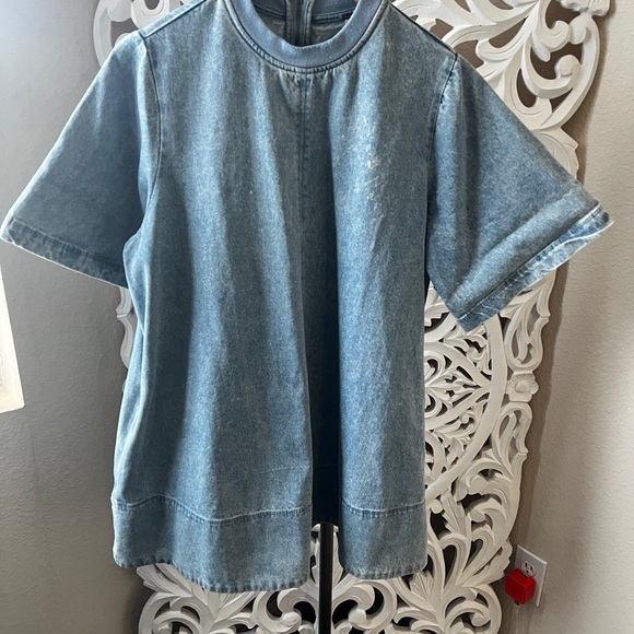 Free People | Harlow Denim Minidress size small - Picture 4 of 7